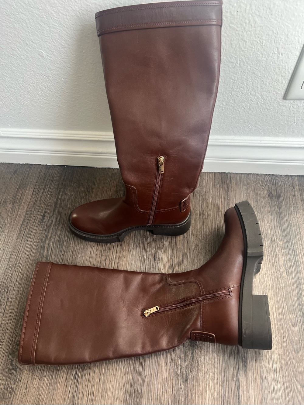 Coach Brown Leather Boots - Picture 4 of 7